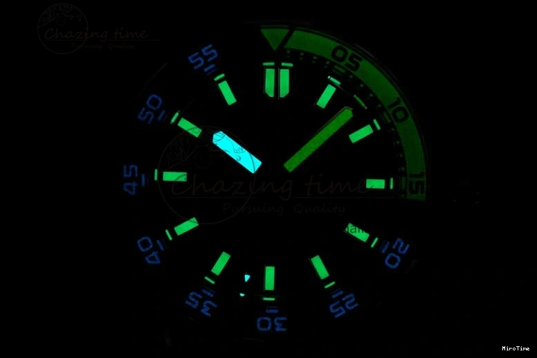 MIROTIME 0211 Bright Aquatimer Automatic SS RSF 1:1 Best Edition Black Yellow Dial on Black Rubber Strap A 7068
